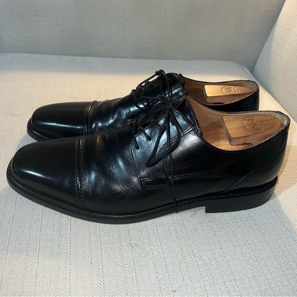 Florsheim Men's Network Black Leather Cap Toe Oxford     *13169-001 Sz 11D - Picture 5 of 11